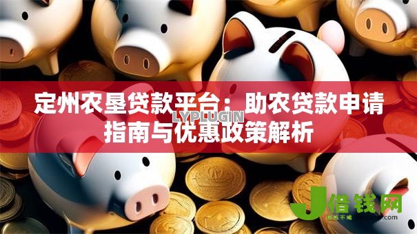 定州农垦贷款平台：助农贷款申请指南与优惠政策解析