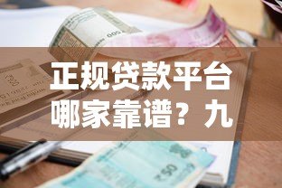 正规贷款平台哪家靠谱？九大平台资质利率全解析