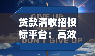 贷款清收招投标平台：高效解决方案与行业趋势分析