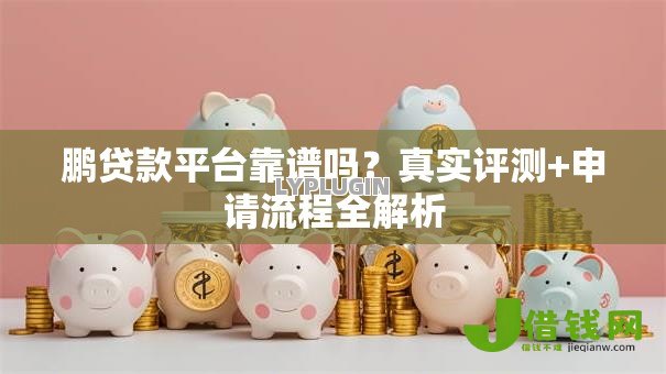 鹏贷款平台靠谱吗？真实评测+申请流程全解析