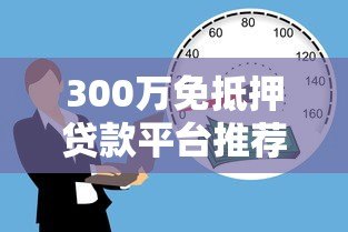 300万免抵押贷款平台推荐：高额度低利率的借贷选择
