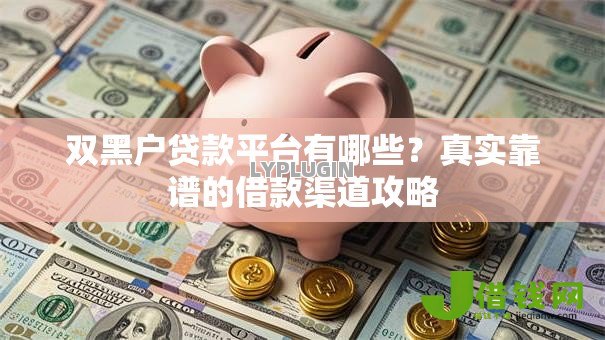 双黑户贷款平台有哪些?真实靠谱的借款渠道攻略 双黑户贷款平台有哪些?真实靠谱的借款渠道攻略