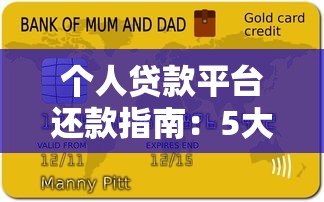 个人贷款平台还款指南：5大注意事项与操作技巧