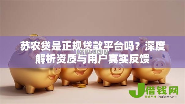 苏农贷是正规贷款平台吗?深度解析资质与用户真实反馈 苏农贷是正规贷款平台吗?深度解析资质与用户真实反馈