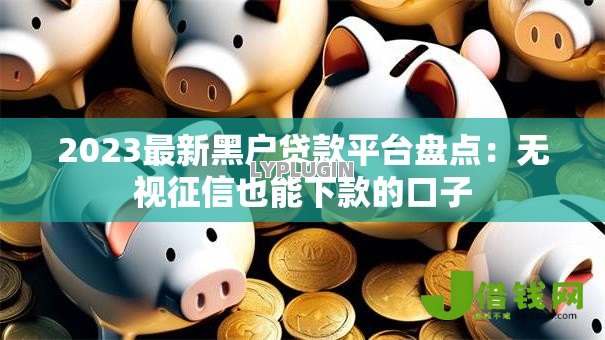 2023最新黑户贷款平台盘点：无视征信也能下款的口子