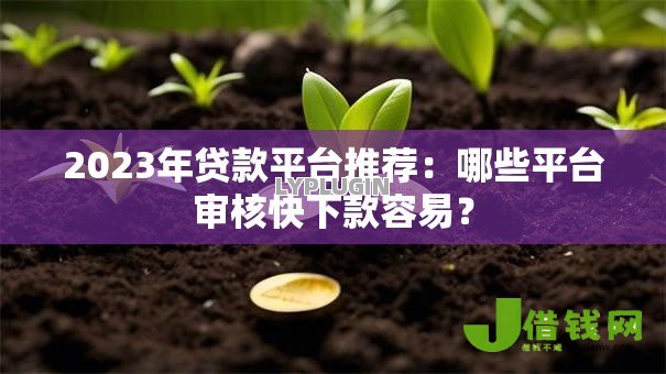 2023年贷款平台推荐:哪些平台审核快下款容易? 2023年贷款平台推荐:哪些平台审核快下款容易?