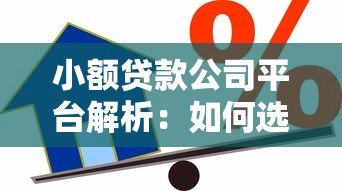 小额贷款公司平台解析：如何选择安全可靠的借贷渠道
