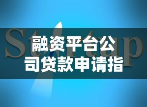 融资平台公司贷款申请指南：条件、流程与注意事项