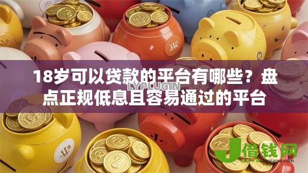 18岁可以贷款的平台有哪些？盘点正规低息且容易通过的平台