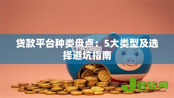 贷款平台种类盘点：5大类型及选择避坑指南