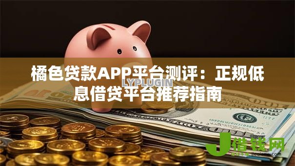 橘色贷款APP平台测评：正规低息借贷平台推荐指南