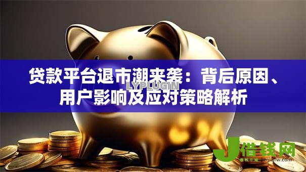 贷款平台退市潮来袭：背后原因、用户影响及应对策略解析