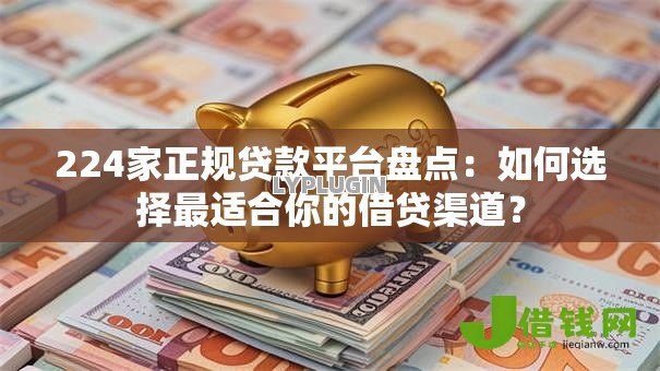 224家正规贷款平台盘点:如何选择最适合你的借贷渠道? 224家正规贷款平台盘点:如何选择最适合你的借贷渠道?