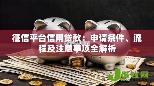 征信平台信用贷款：申请条件、流程及注意事项全解析