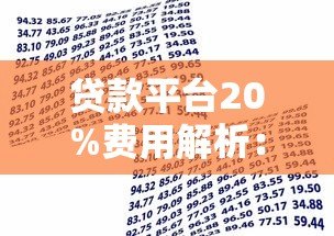 贷款平台20%费用解析：如何合理规划借款成本