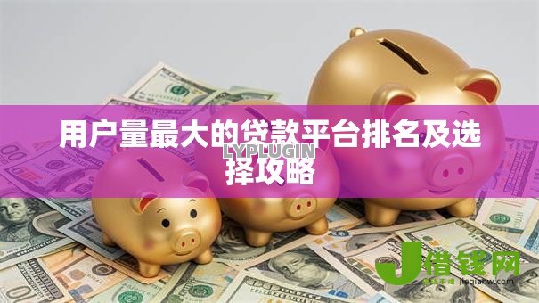 用户量最大的贷款平台排名及选择攻略