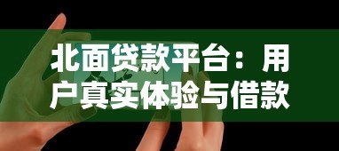 北面贷款平台:用户真实体验与借款避坑指南 北面贷款平台:用户真实体验与借款避坑指南