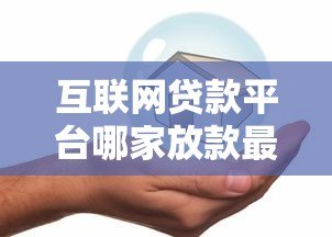 互联网贷款平台哪家放款最快?实测10家主流平台对比 互联网贷款平台哪家放款最快?实测10家主流平台对比