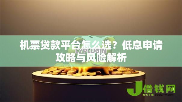 机票贷款平台怎么选？低息申请攻略与风险解析