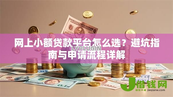 网上小额贷款平台怎么选？避坑指南与申请流程详解