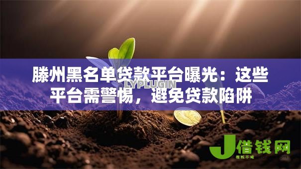滕州黑名单贷款平台曝光：这些平台需警惕，避免贷款陷阱