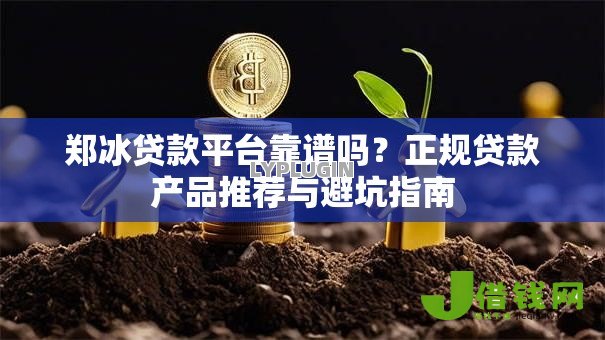 郑冰贷款平台靠谱吗？正规贷款产品推荐与避坑指南