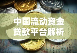 中国流动资金贷款平台解析:选择策略与风险防范指南 中国流动资金贷款平台解析:选择策略与风险防范指南