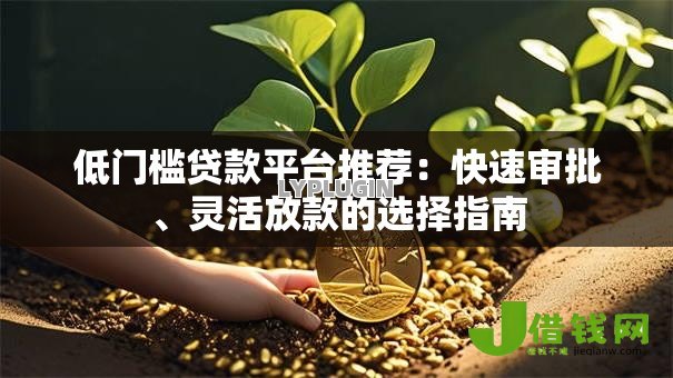 低门槛贷款平台推荐:快速审批、灵活放款的选择指南 低门槛贷款平台推荐:快速审批、灵活放款的选择指南
