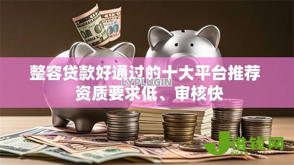 整容贷款好通过的十大平台推荐  资质要求低、审核快