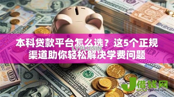 本科贷款平台怎么选?这5个正规渠道助你轻松解决学费问题 本科贷款平台怎么选?这5个正规渠道助你轻松解决学费问题
