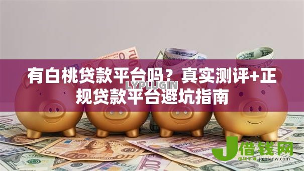 有白桃贷款平台吗?真实测评+正规贷款平台避坑指南 有白桃贷款平台吗?真实测评+正规贷款平台避坑指南