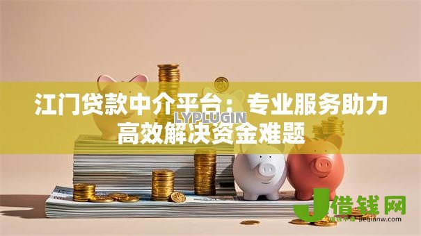 江门贷款中介平台：专业服务助力高效解决资金难题
