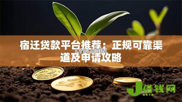 宿迁贷款平台推荐：正规可靠渠道及申请攻略