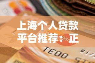 上海个人贷款平台推荐:正规机构选择指南与申请攻略 上海个人贷款平台推荐:正规机构选择指南与申请攻略