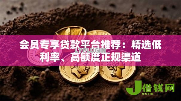 会员专享贷款平台推荐:精选低利率、高额度正规渠道 会员专享贷款平台推荐:精选低利率、高额度正规渠道