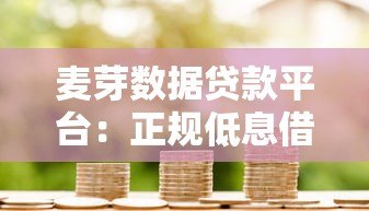 麦芽数据贷款平台:正规低息借款全流程解析与避坑指南 麦芽数据贷款平台:正规低息借款全流程解析与避坑指南