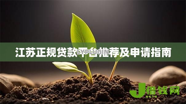 江苏正规贷款平台推荐及申请指南 江苏正规贷款平台推荐及申请指南