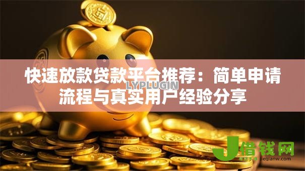 快速放款贷款平台推荐：简单申请流程与真实用户经验分享