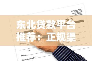 东北贷款平台推荐:正规渠道选择与申请攻略 东北贷款平台推荐:正规渠道选择与申请攻略