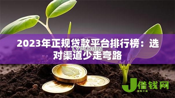 2023年正规贷款平台排行榜:选对渠道少走弯路 2023年正规贷款平台排行榜:选对渠道少走弯路