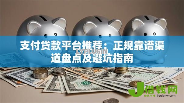 支付贷款平台推荐：正规靠谱渠道盘点及避坑指南
