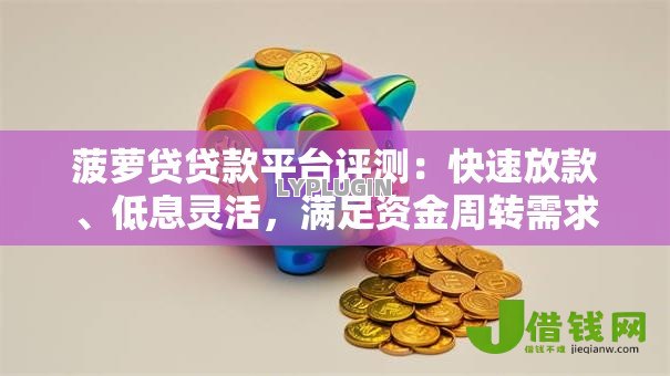 菠萝贷贷款平台评测：快速放款、低息灵活，满足资金周转需求