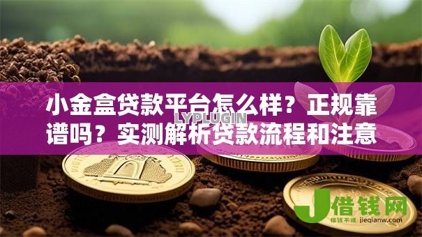 小金盒贷款平台怎么样？正规靠谱吗？实测解析贷款流程和注意事项