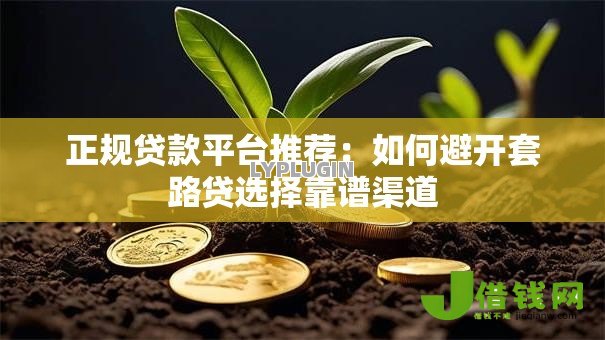 正规贷款平台推荐：如何避开套路贷选择靠谱渠道