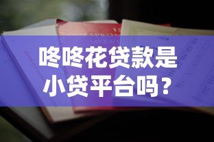 咚咚花贷款是小贷平台吗？用户必看的资质解析与风险提示