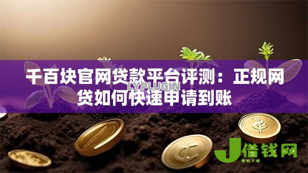 千百块官网贷款平台评测：正规网贷如何快速申请到账