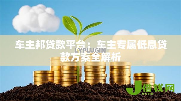 车主邦贷款平台：车主专属低息贷款方案全解析