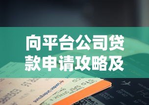 向平台公司贷款申请攻略及注意事项详解 向平台公司贷款申请攻略及注意事项详解