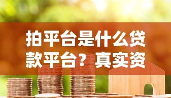 拍平台是什么贷款平台?真实资质、申请流程、用户评价全解析 拍平台是什么贷款平台?真实资质、申请流程、用户评价全解析