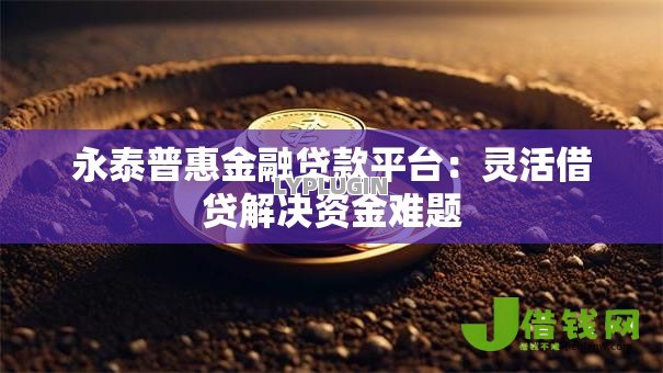 永泰普惠金融贷款平台:灵活借贷解决资金难题 永泰普惠金融贷款平台:灵活借贷解决资金难题
